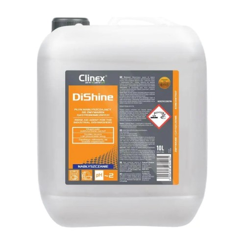 Clinex DiShine – nabłyszczacz do zmywarek gastronomicznych – 10 l