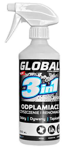Global 3in1 P700 – odplamiacz do dywanów i tapicerki – 0,5 l – zdjęcie 2