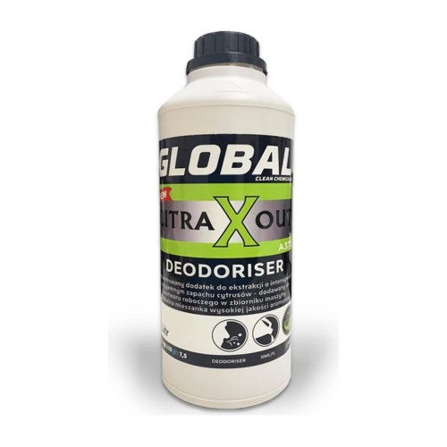 Global Citra X Out A370 – neutralizator zapachów do prania dywanów i tapicerki, koncentrat – 1 l