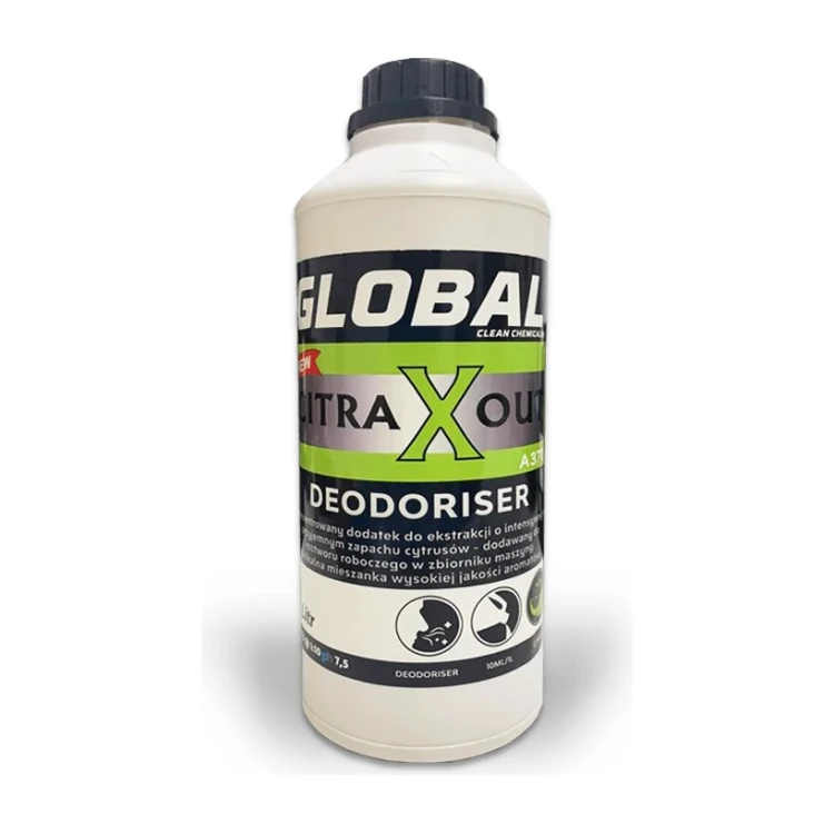 Global Citra X Out A370 – neutralizator zapachów do prania dywanów i tapicerki, koncentrat – 1 l