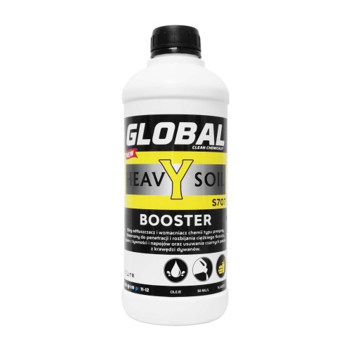 Global Heavy Soil S707 – booster do presprayu i odplamiacz do dywanów i tapicerki – 1 l