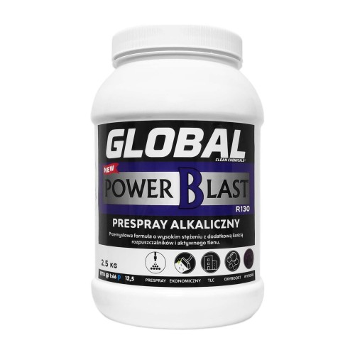 Global Power Blast R130 – prespray w proszku do prania dywanów i tapicerki – 2,5 kg