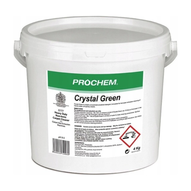 Proszek do prania dywanów Prochem Crystal Green – 4 kg