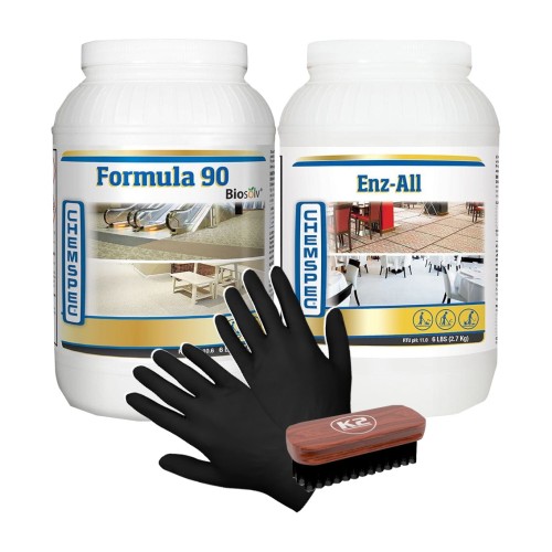 Chemspec Enz-All + Formula 90 – zestaw do prania dywanów – 2 × 2,7 kg