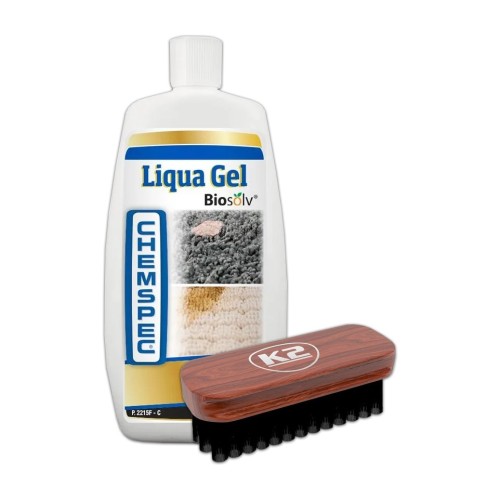 Chemspec Liqua Gel – zestaw na tłuste plamy z tapicerki – 473 ml + szczotka