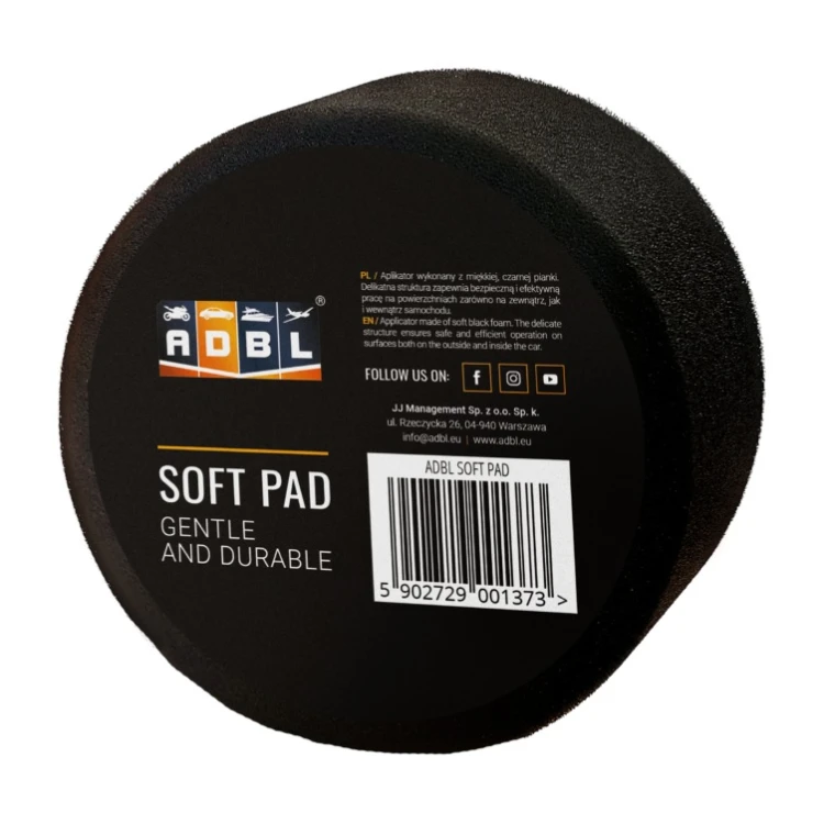 ADBL Soft Pad aplikator do dressingów 10 cm czarny