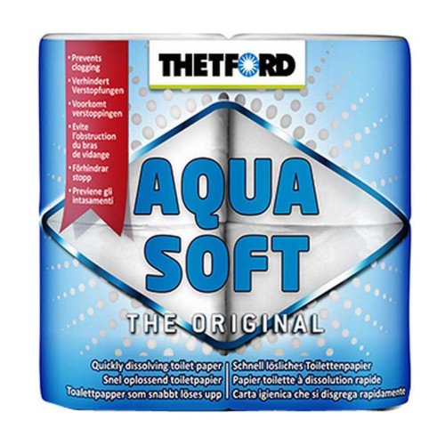 Papier toaletowy do toalet turystycznych Thetford Aqua Soft – 4 rolki