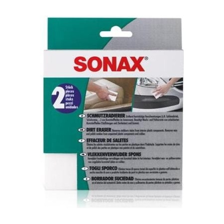 SONAX gąbka do czyszczenia plastików i gumy 2 szt.
