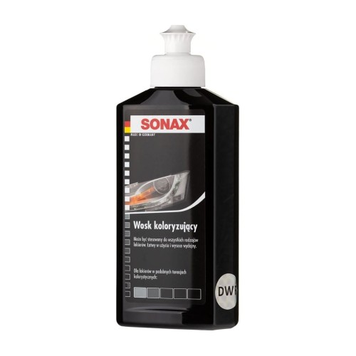 SONAX Nano Pro – wosk koloryzujący do czarnego lakieru – 0,25 l