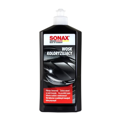 SONAX Nano Pro – wosk koloryzujący do czarnego lakieru – 0,5 l