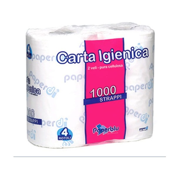 Paperdi Easy Flush 1000 – papier toaletowy do toalety turystycznej – 4 rolki