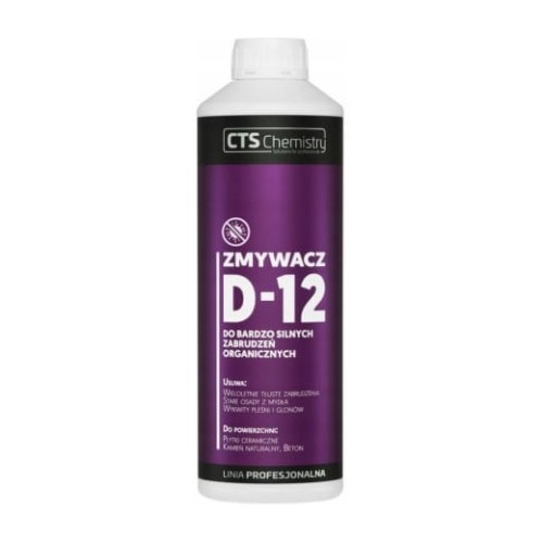 CTS Chemistry D-12 – zmywacz do kamienia i zabrudzeń organicznych – 1 l