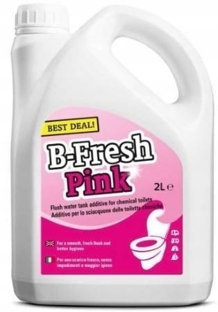 Thetford B-Fresh Green i B-Fresh Pink – zestaw płynów do toalet turystycznych – 1 zestaw – zdjęcie 3