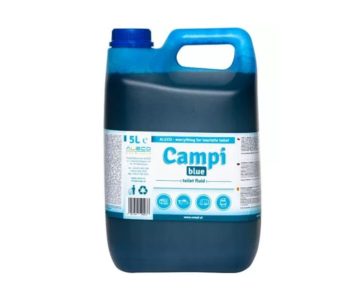Campi Blue + Easy Flush 1000 – zestaw do toalety turystycznej – 1 zestaw – zdjęcie 2