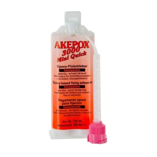 AKEMI AKEPOX 3000 Mini Quick – klej do liter – 50 ml