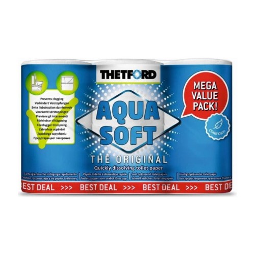 Papier toaletowy Thetford Aqua Soft – 6 rolek