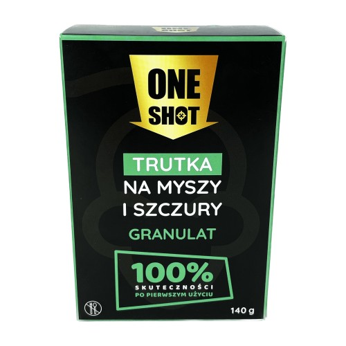 ONE SHOT Granulat na Myszy i Szczury 140g