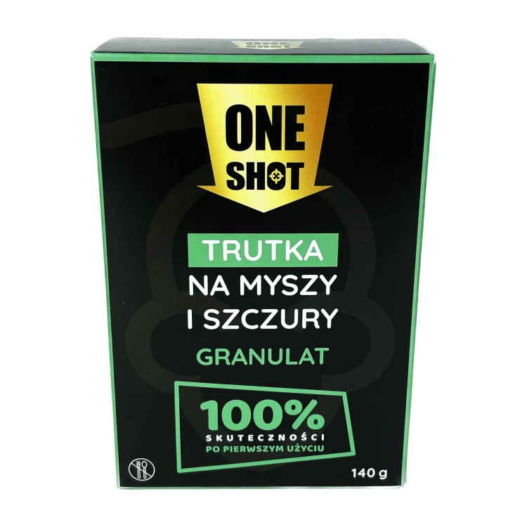ONE SHOT Granulat na Myszy i Szczury 140g