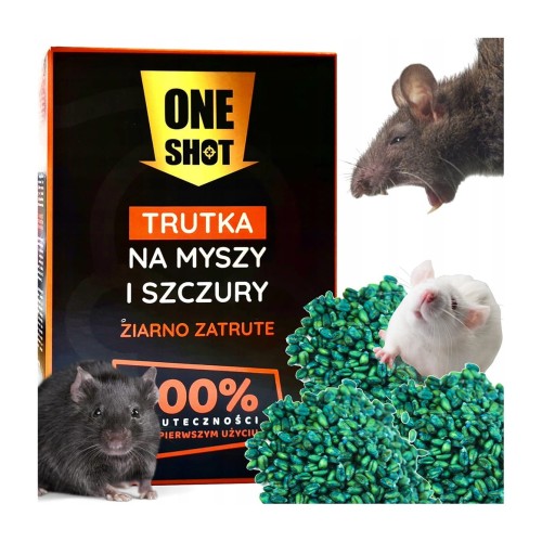 ONE SHOT Na Myszy i Szczury - Ziarno 1kg