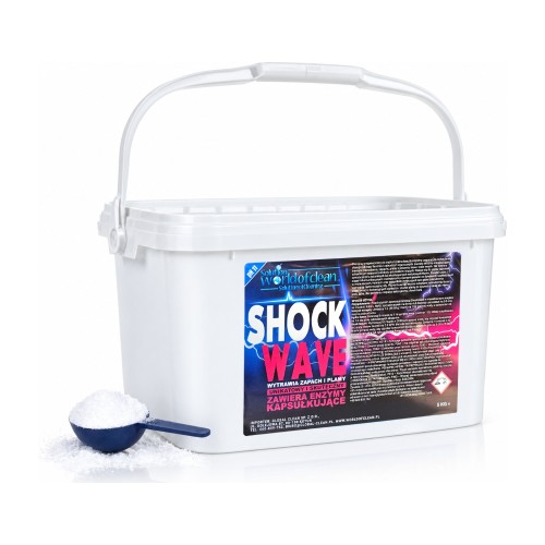 Solution World of Clean Shockwave – enzymatyczny prespray do prania tapicerki i dywanów – 5 kg