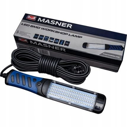 Masner W602 – lampa warsztatowa LED 230V, 100 diod, przewód 10 m – zdjęcie 2