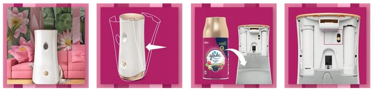 Glade Relaxing Zen – automatyczny odświeżacz powietrza – zestaw – zdjęcie 3