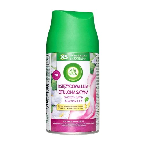 Air Wick Freshmatic – wkład do odświeżacza Księżycowa Lilia Otulona Satyną – 250 ml