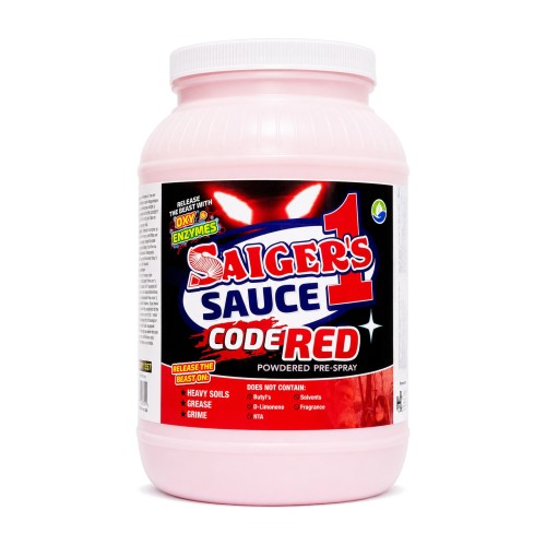 Prespray enzymatyczno-tlenowy do dywanów Saiger’s Sauce Code Red – 2,9 kg