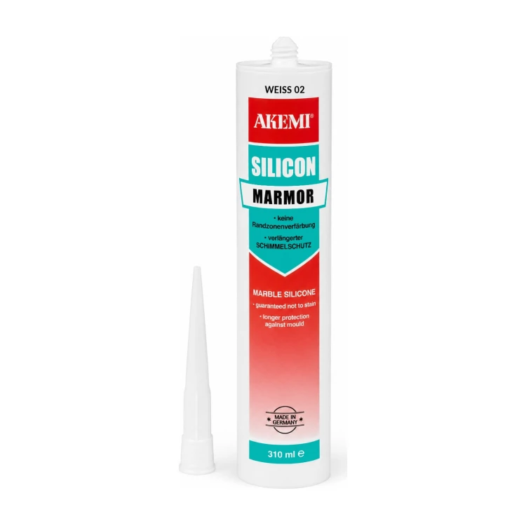 AKEMI Marmorsilicon – silikon do kamienia biały 02 – 310 ml