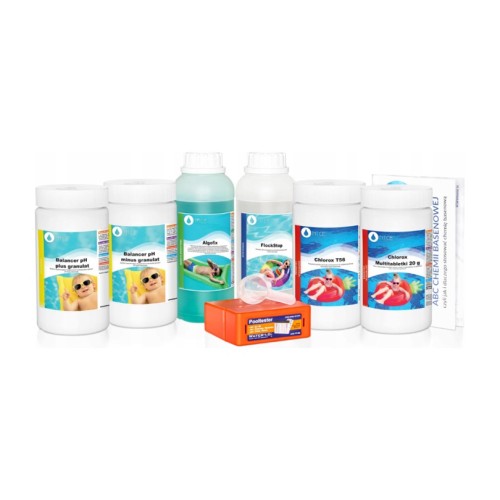 NTCE 7w1 – zestaw chemii basenowej – 1 zestaw