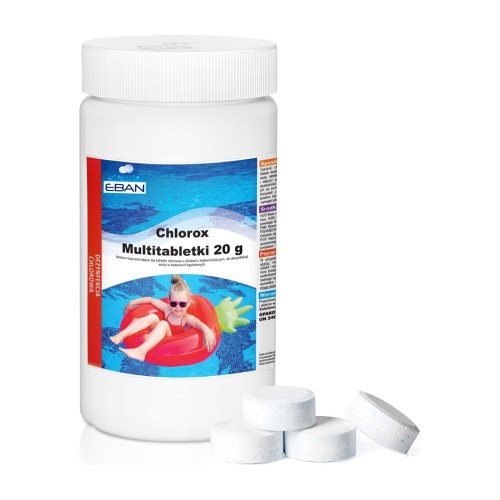 NTCE Chlorox Multitabletki 20 g BLUE – tabletki chlorowe do basenu – 1 kg