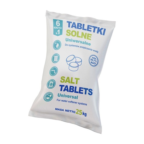 Tabletki solne Kamsol Universal do zmiękczania wody – 25 kg