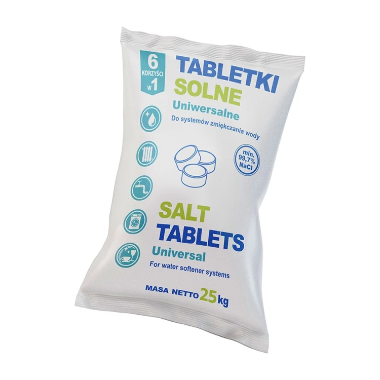 Tabletki solne Kamsol Universal do zmiękczania wody – 25 kg