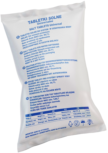 Tabletki solne Kamsol Universal do zmiękczania wody – 25 kg – zdjęcie 2