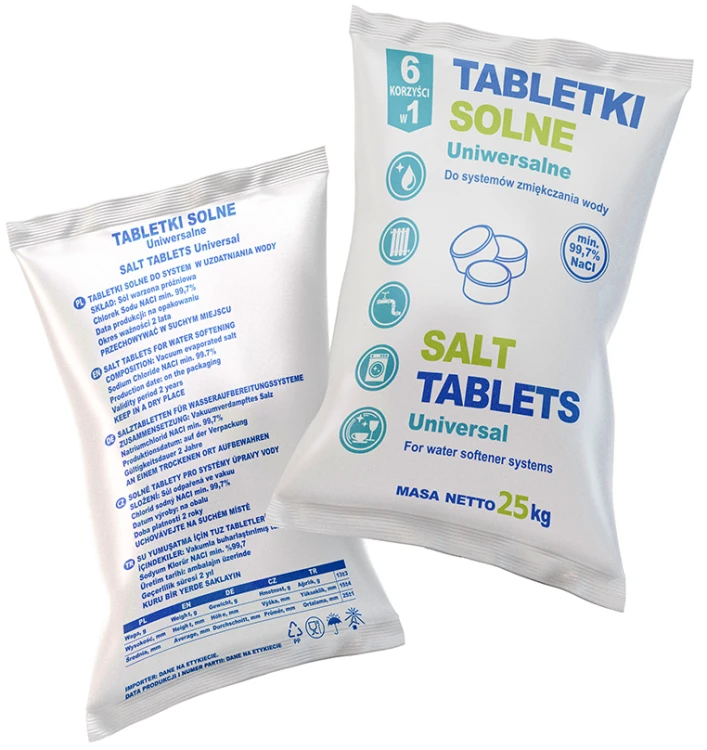 Tabletki solne Kamsol Universal do zmiękczania wody – 25 kg – zdjęcie 3