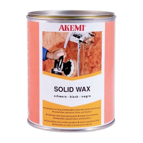 Akemi Solid Wax czarny – pasta polerska do marmuru i granitu – 0,75 l