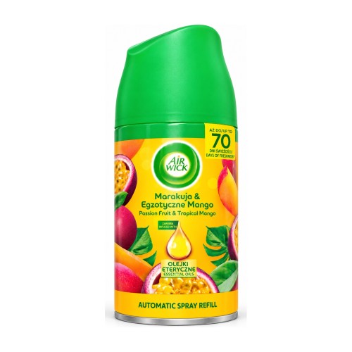 Air Wick Freshmatic Marakuja i egzotyczne mango – wkład do odświeżacza powietrza – 250 ml
