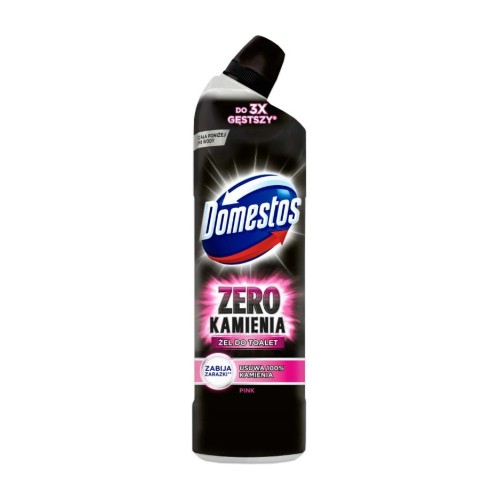 Domestos Zero Kamienia Pink – płyn do WC i usuwania kamienia – 0,75 l