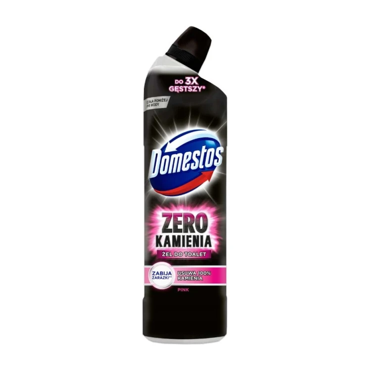Domestos Zero Kamienia Pink – płyn do WC i usuwania kamienia – 0,75 l