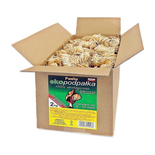 Feniks Ekopodpałka – podpałka do grilla, kominka i pieca – 2 kg