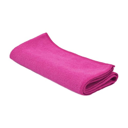 Ścierka z mikrofibry 30 × 30 cm, różowa, 220 g/m²