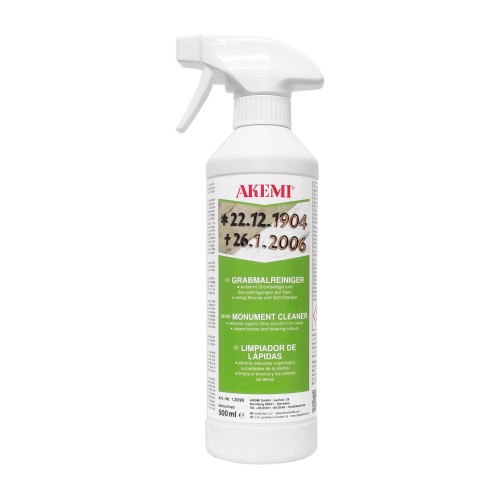 AKEMI Grabmalreiniger – preparat do czyszczenia nagrobków – 0,5 l