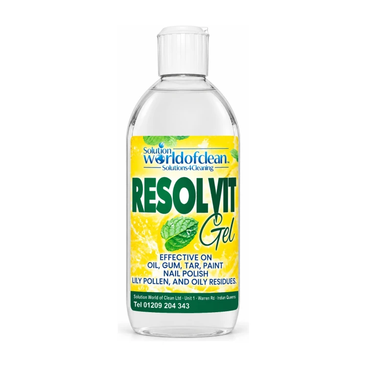 Solution World of Clean Resolvit Gel – odplamiacz do gumy i kleju – 500 ml
