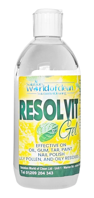 Solution World of Clean Resolvit Gel – odplamiacz do gumy i kleju – 500 ml – zdjęcie 2