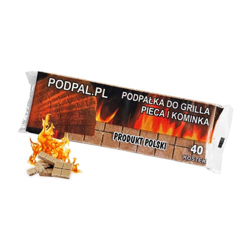 PODPAL.PL – podpałka do grilla i kominka – 40 kostek
