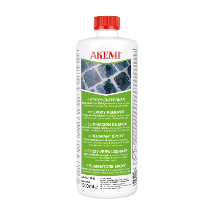 AKEMI Epoxy Entferner – środek do usuwania pozostałości fugi epoksydowej – 1 l