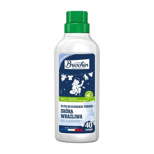 Płyn do płukania tkanin Jacques Briochin, skóra wrażliwa, bez alergenów – 750 ml