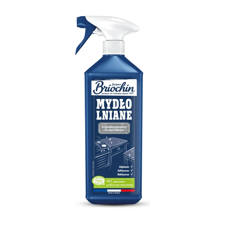 Mydło lniane w sprayu Jacques Briochin do powierzchni zmywalnych – 750 ml