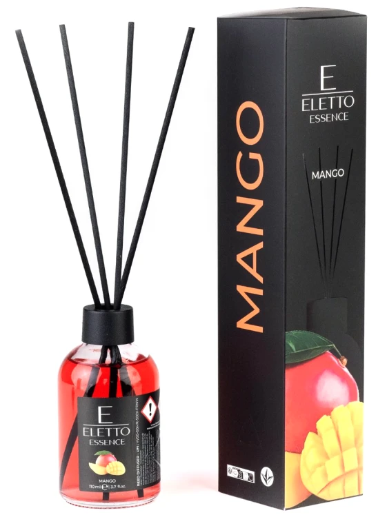 Eletto Essence Mango – dyfuzor zapachowy z patyczkami – 110 ml – zdjęcie 2