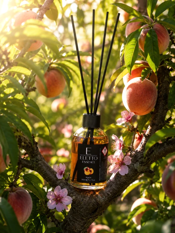 Eletto Peach – patyczki zapachowe do domu – 110 ml – zdjęcie 5